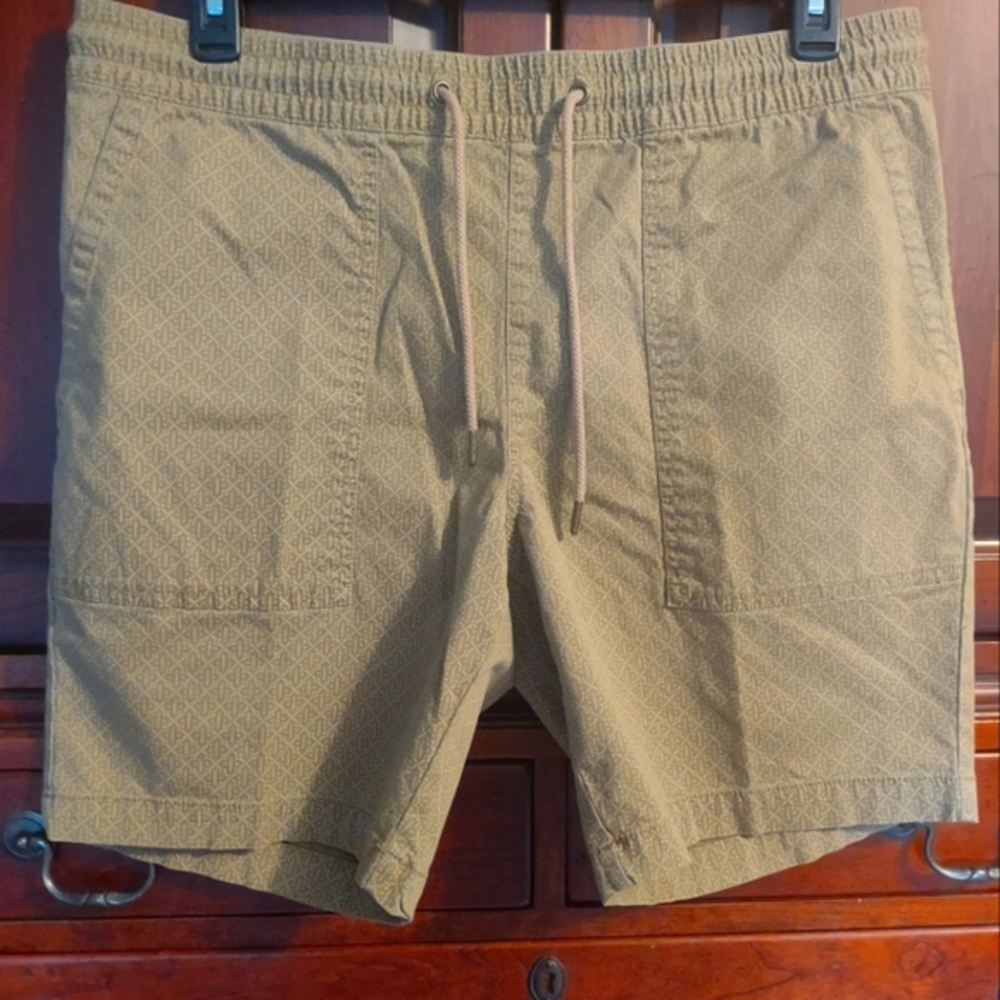 Light Coffee on Coffee Print, Shorts by Goodfellow & Co, Waist 36"